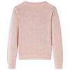 Cardigan enfant - vidaXL - Col V - 100% coton - Manches longues - Rose