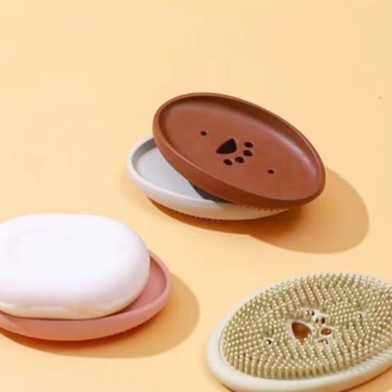 Kitchen shelf soap dish