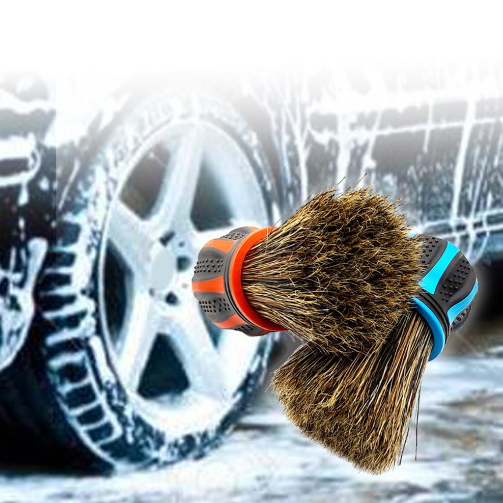 Scratch Free Detailing Brush All Purpose Auto Detailing Tool with Ergonomic Handle Easy to Carry for Car Trucks SUVs