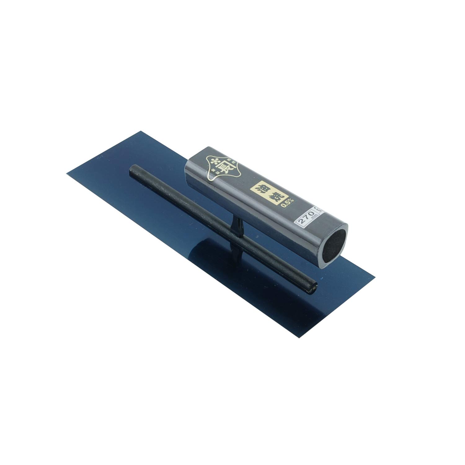 

Kanecho Square Black Painted Square Hard Trandom Adhesion Trowel, Oil-Tempered, 0.5mm Thick, Handle, Rivetless, 270mm,