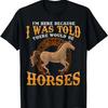 I'm Just A 40 Year Old Girl Who Loves Horses 40th Bday Party T-Shirt