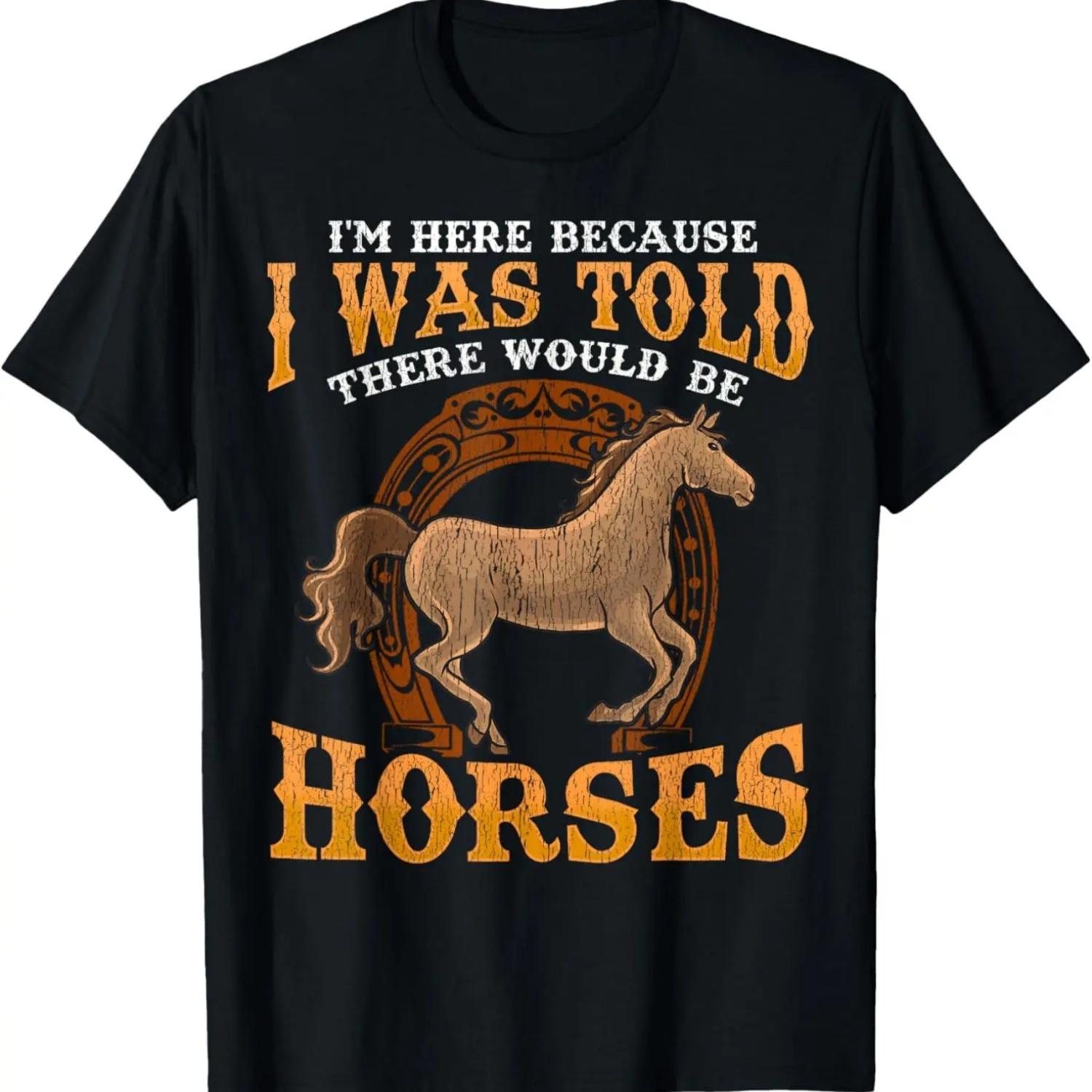 I m Just A 40 Year Old Girl Who Loves Horses 40th Bday Party T-Shirt S