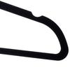 Flocked Non-Slip Plastic Clothes Hanger Space-Saving Anti-Wrinkle Design