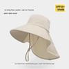 Versatile UV Protection Open-Top Shawl Sun Hat - Breathable & Fashionable with Neck Coverage