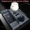 For Tesla Model 3/Y Centre Cup Limiter Silicone Coaster Ya Interior Modification Storage Slot Accessories
