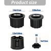 Outdoor Umbrella Base Bushing with Center Opening Support Sleeves and Direct Tightening Pieces for Stand Service