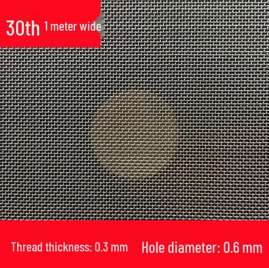 304 Edelstahlgewebe, 6-500 Maschen, Industrielles verdicktes Metalldrahtfilter.