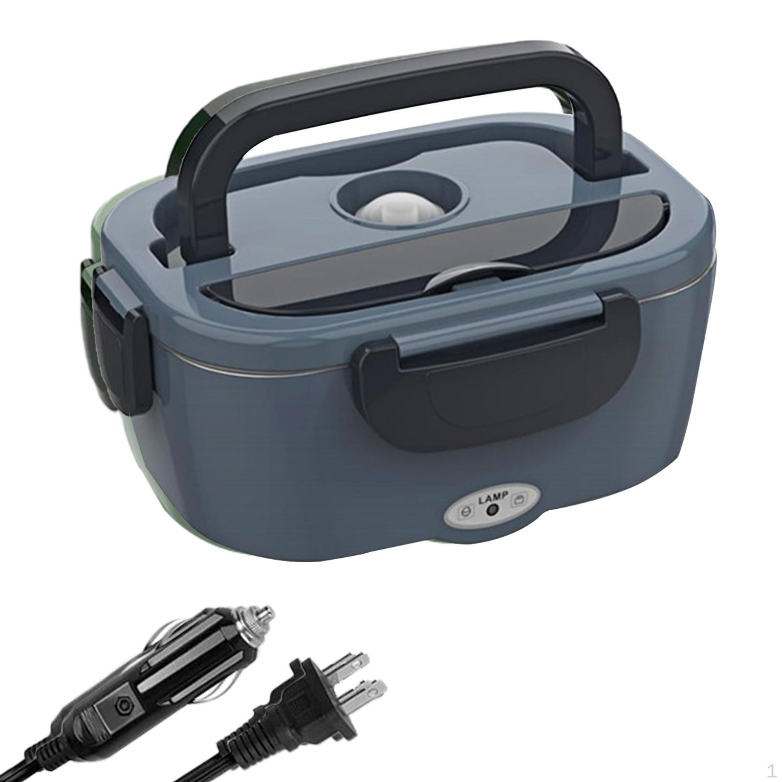 

Электрический подогреваемый ланч-бокс, герметичный, легкий, портативный, для путешествий в машине, дома, зеленый