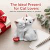 Stable Outer Coating Finish Resin Cat Figurine for Garden and Shelf