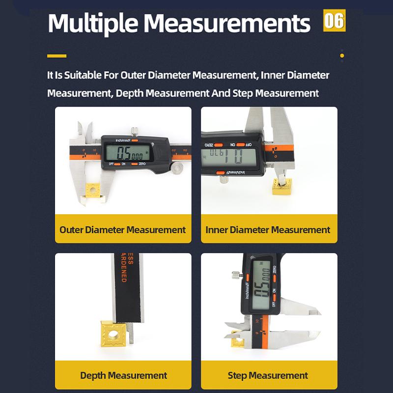 Fraction Metal Caliper Digital Pachymeter Vernier Calipers Measuring Tools Professional And Digital Pachymeter Electronic Ruler