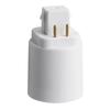 Ceramic G24 to E26 E27 Socket Adapter 2 Pin 4 Pin Gx24 Short Type Heavy Duty Secure Connection Compact Design