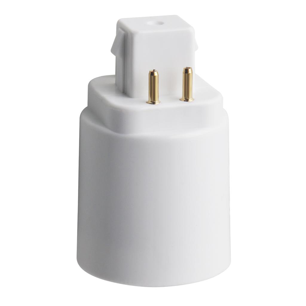Ceramic G24 to E26 E27 Socket Adapter 2 Pin 4 Pin Gx24 Short Type Heavy Duty Secure Connection Compact Design
