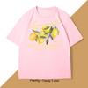 Retro Lemon Italy T-shirt Printed Short Sleeve T Shirt Women Casual Harajuku Streetwear Tee Tops Camiseta Women Summer Tees