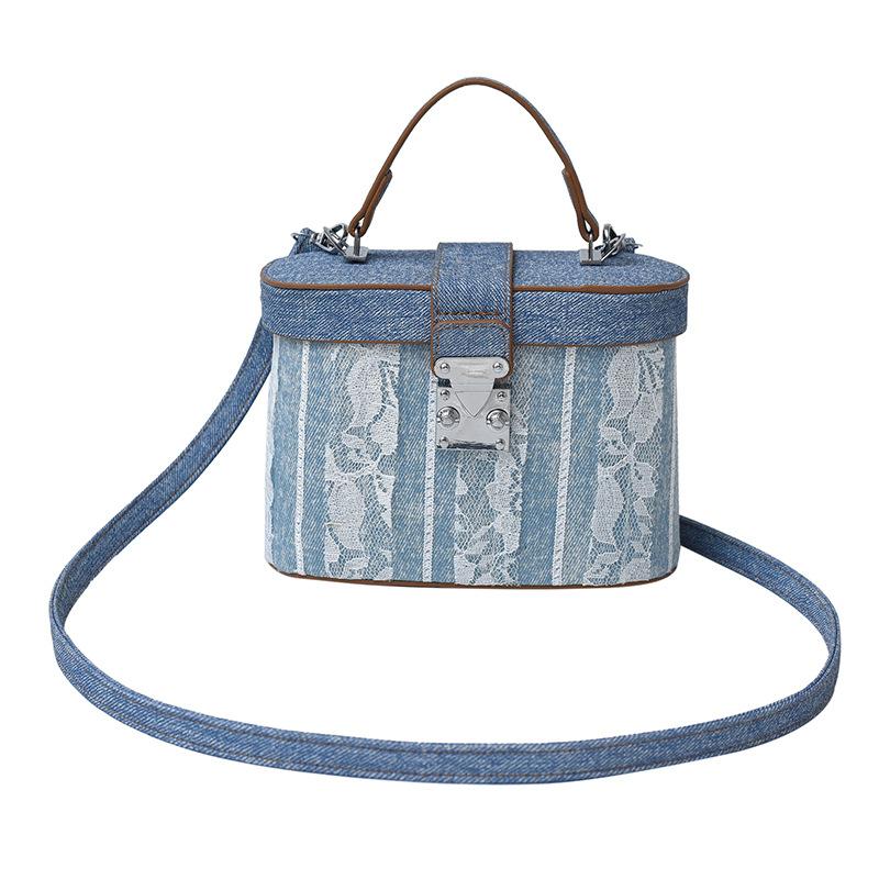 Niche bag women's new summer versatile fashion messenger bag portable box bucket bag