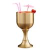 Glass Beverage Tumbler Cups Liquor Tumbler Copper Material for Wine Parties
