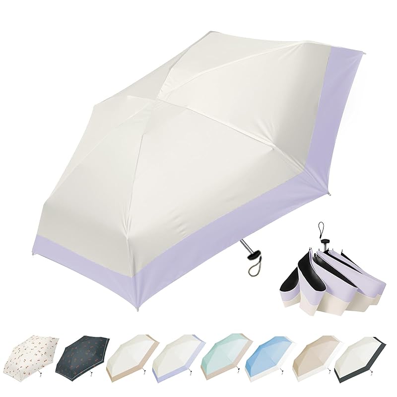 

[Extremely light umbrella 180g/UV protection] Parasol folding umbrella For both rain and shine small size folding umbrella Completely blacked out