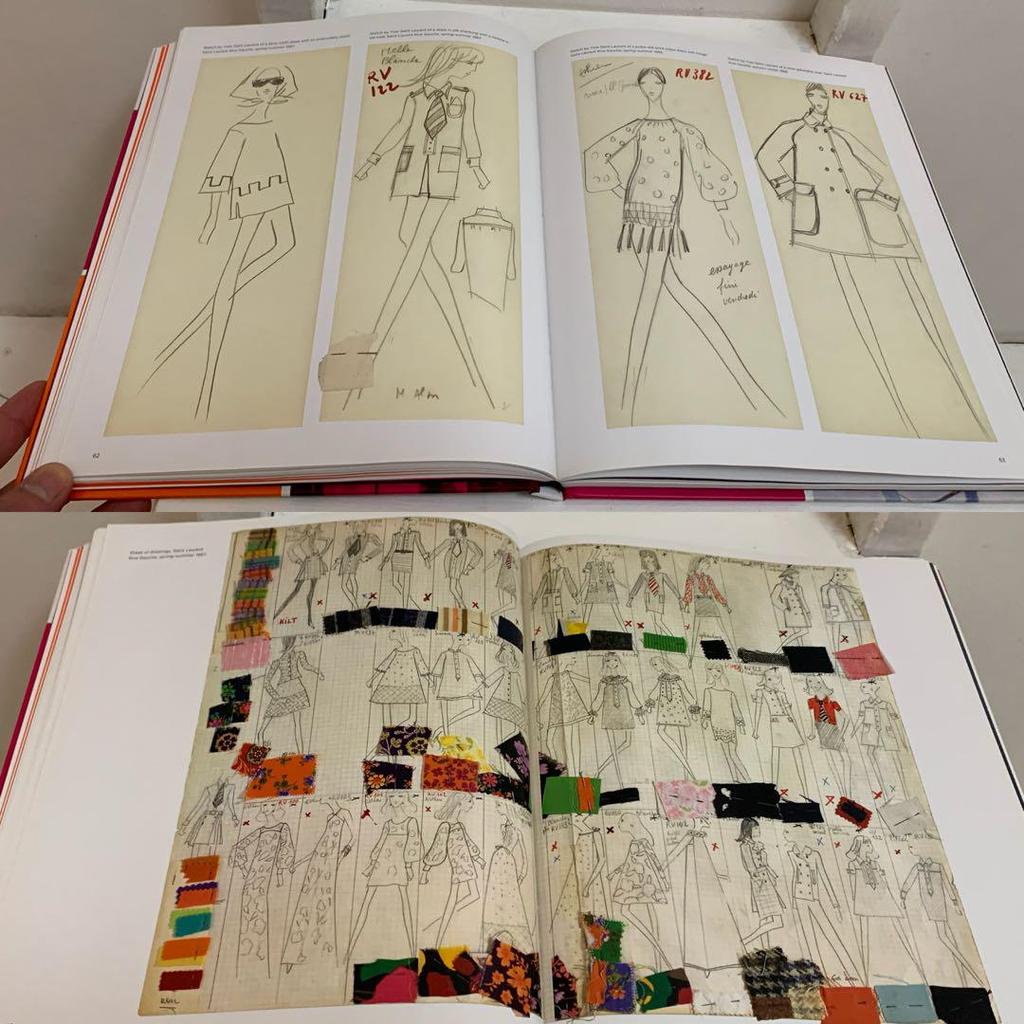 [USED] SAINT LAURENT rive gauche FASHION collection book