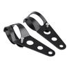 35 43mm Motorcycle Headlight Mount Bracket Fork Tube Clamp Kit Black for Chopper Cafe Racer