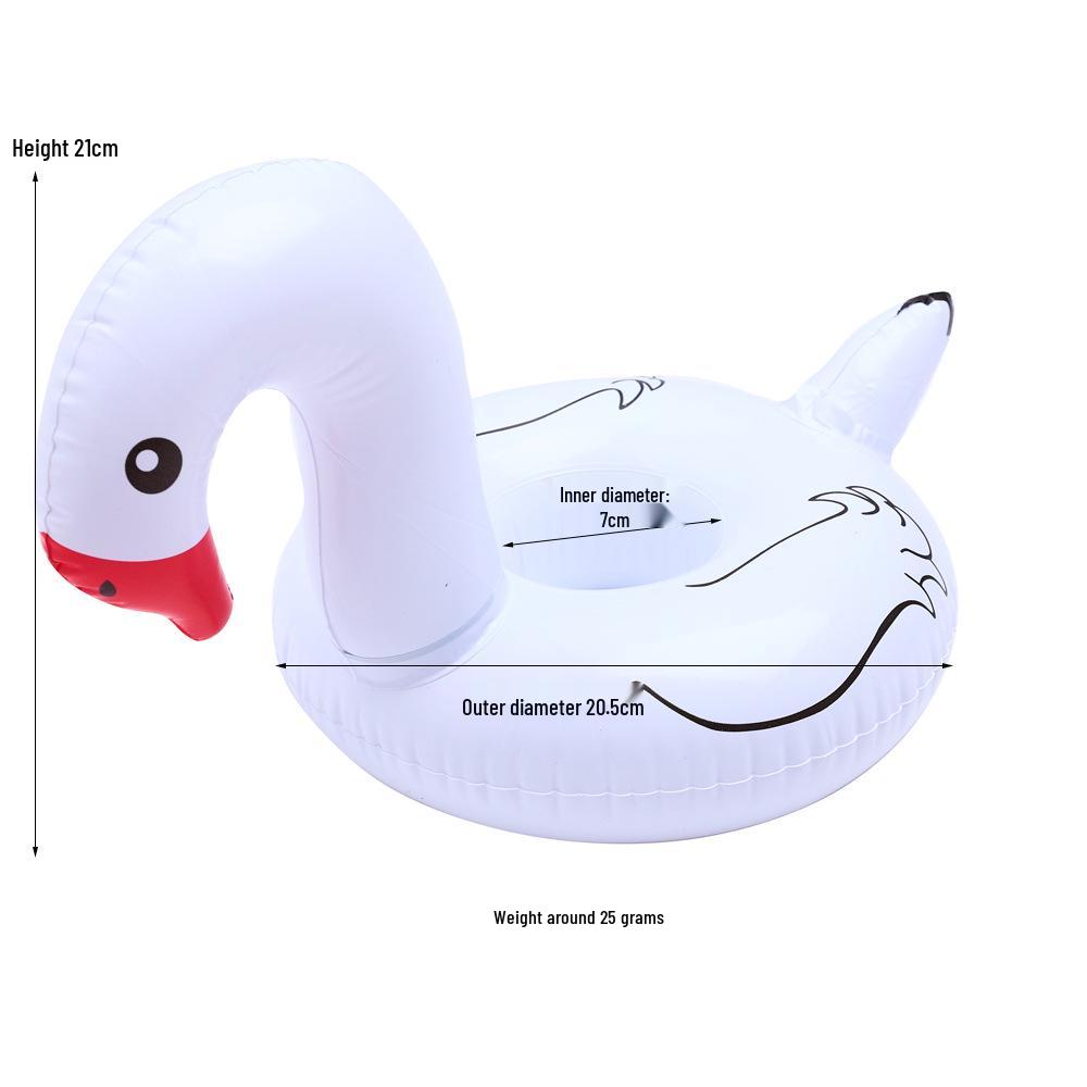 Available: Inflatable Cup Holders - Flamingo, Donut, Lemon, Watermelon, Pineapple, Crab, and Heart.