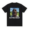 Grappig Kanye Wes Meme Grafisch T-shirt Unisex Mode Ronde Hals Korte Mouw T-shirts Unisex Hip Hop Gotisch Retro Rap T-shirt Streetwear