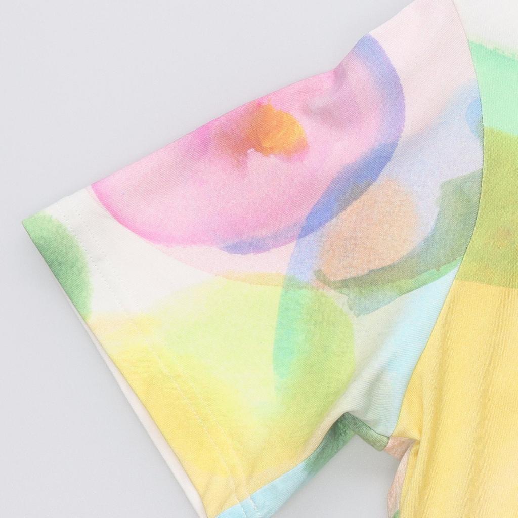 Nike Sportswear Essentials Tie-Dye Crew Neck Casual Pullover Straight Short Sleeve T-Shirt Women Tops Multicolor HF6178-133