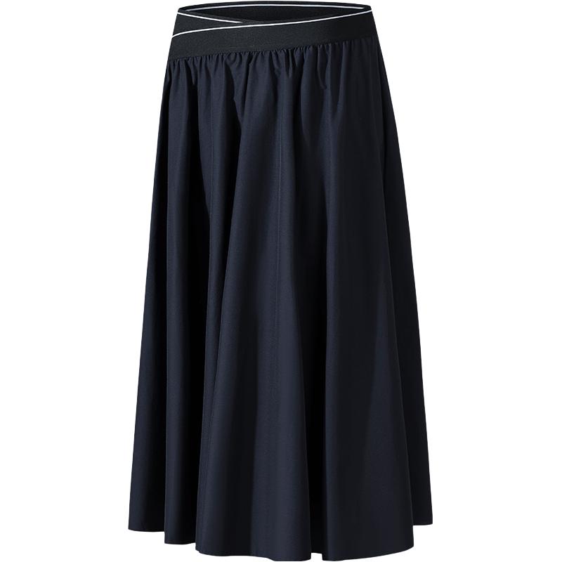 

Anta Champion Travel Series Удобная Простая Универсальная Дышащая Повседневная Длинная Юбка Женские юбки Легендарный-Синий Базовый-Черный 162530208-2 XL