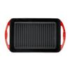 Lava Cast Iron Rectangle Grill Pan. 1-Handle, 22X32cm.