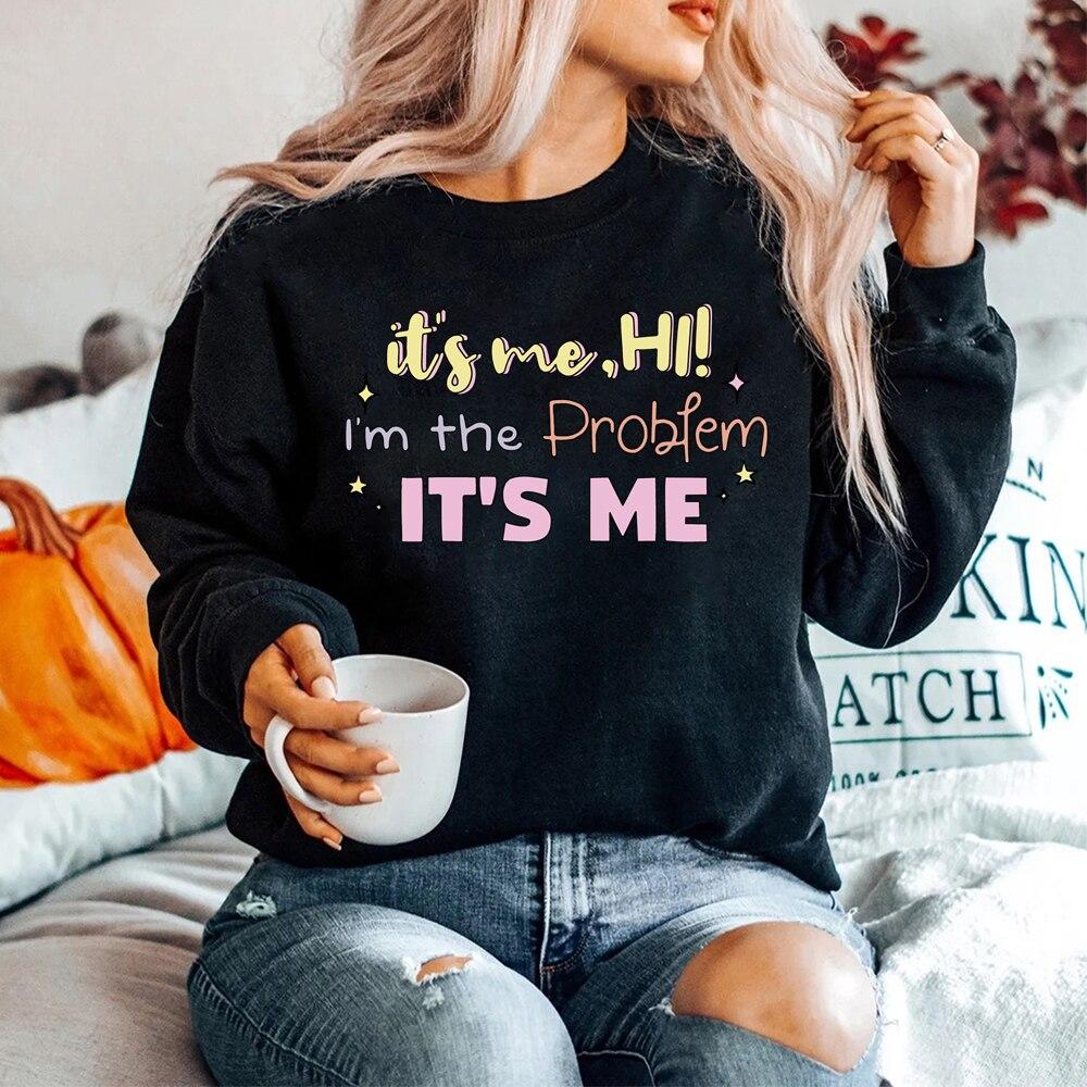 It’s Me Hi Im The Problem Sweatshirt Anti Hero Taylor Midnights Inspirierter Pullover TS Midnights Neues Album Y2k Crewneck Sweashirts
