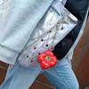Lolita Simulation Fruit Keychain Y2K Pu Fruits Bag Pendant Star Rivet Bag Charm  Key Ring