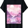 Soft Palette Heights Pastel Elegance with Cherry Blossoms T-Shirt