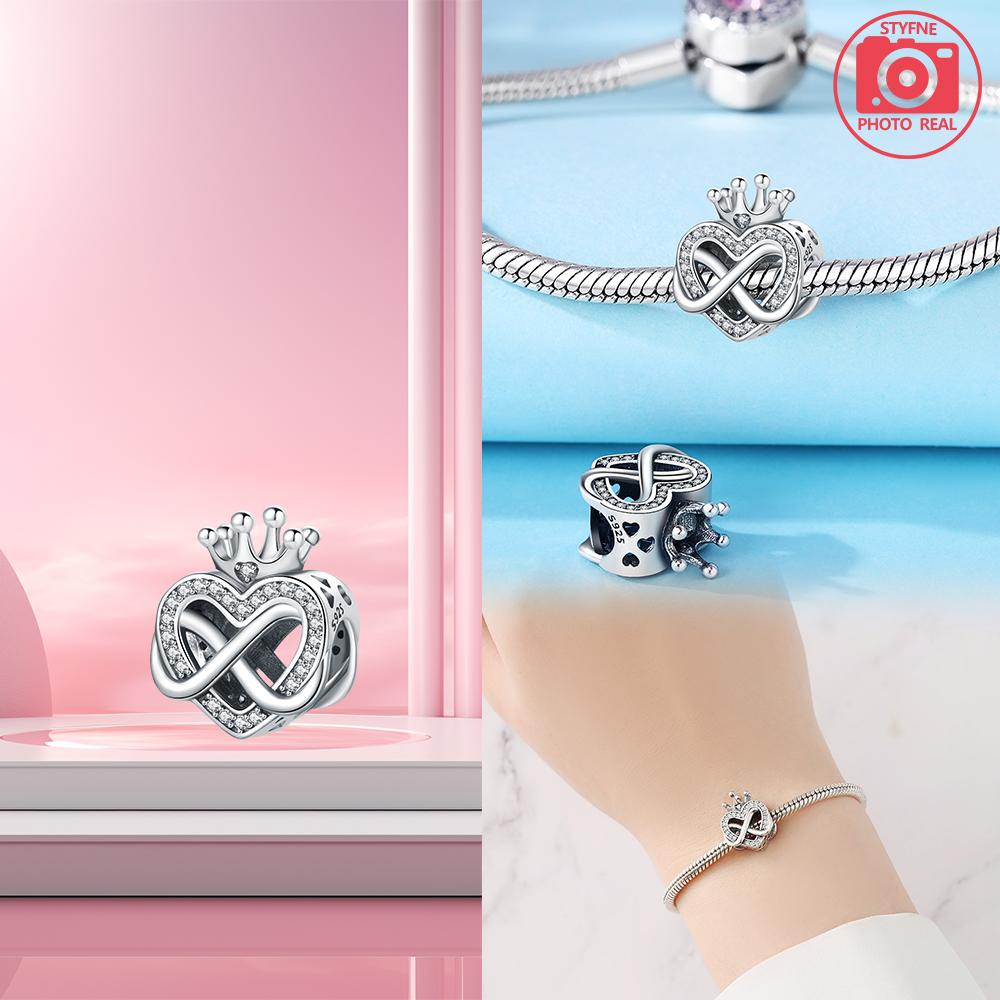 Queens Crown Pendant copper Plated Ideal For Charm Bead Charms copper Plated Authentic Bracelets for Jewellery Making