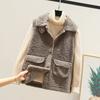 Women's  Winter Outerwear Faux Lambswool Vest