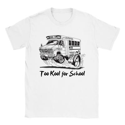 Too Kool for School - Hot Rod Short Bus - Classic Unisex Crewneck T-shirt Unisex T-Shirt