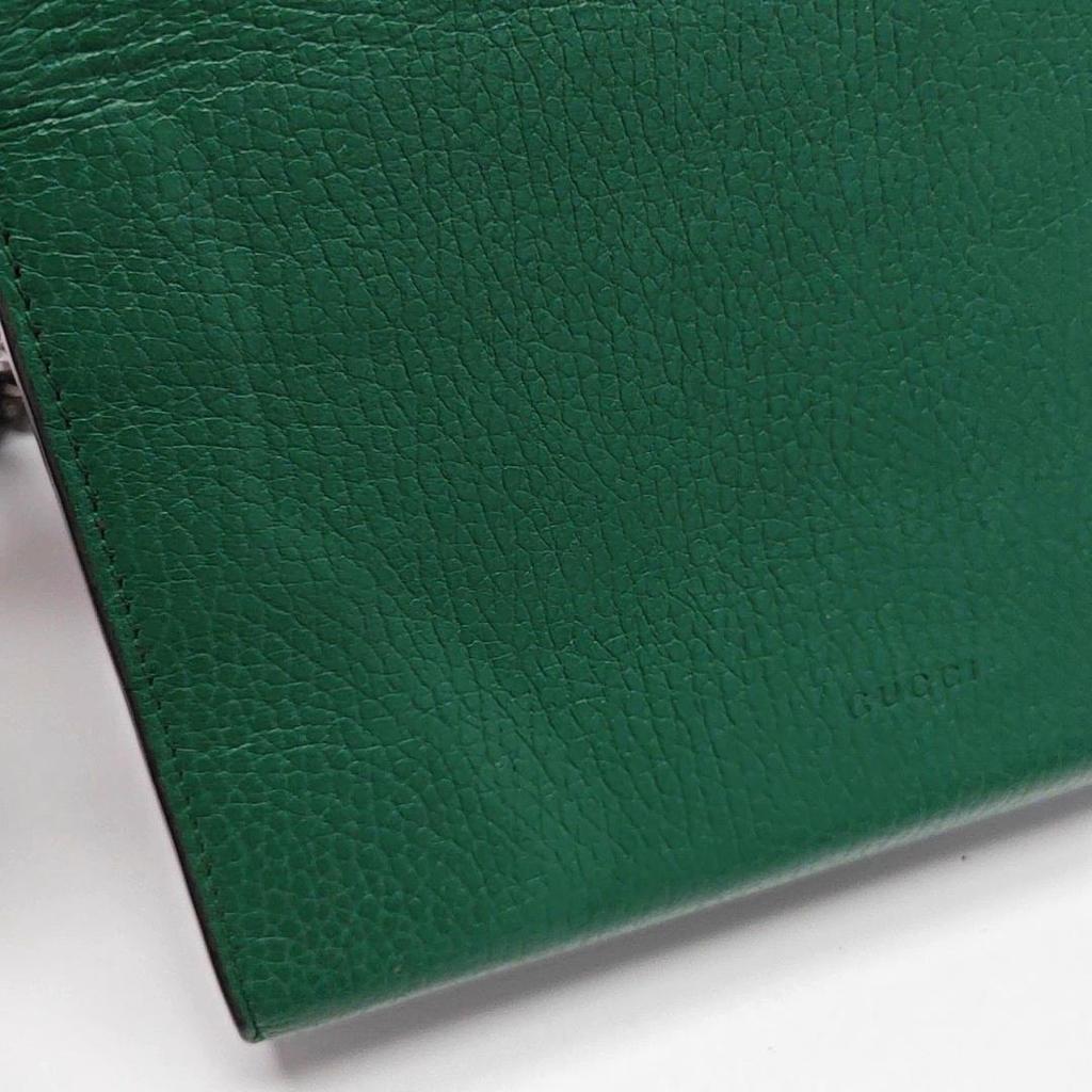 [Pre-Owned] Dionysus Double Tiger Head Buckle Chain Shoulder Leather Wallet Crossbody Bag - Very Good #1N49RX1