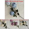 Artificial Rose Branch 3head Long Stem For Event Decor And Photography Props