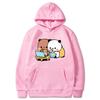 Cartoon Panda Bear Bubu Dudu Hoodie Women Men Couple Printed Hooded Sweatshirt Fall Winter Long Sleeves Hooded