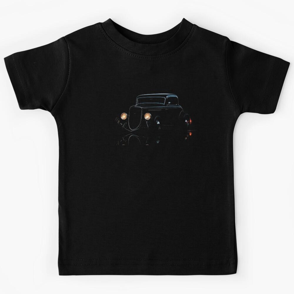 1933 Classic Coupe Hot Rod – Vintage Custom Car Illustration Kids T-Shirt 160