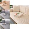 Simple Fabric Sofa Protector With Enhanced Padding And Nonslip Surface For Family Room Comfort