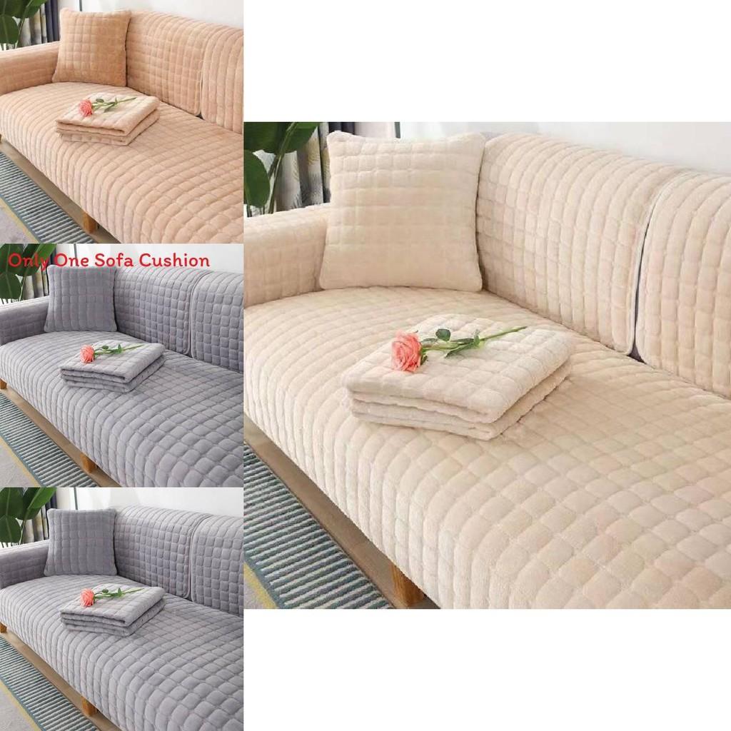 Simple Fabric Sofa Protector With Enhanced Padding And Nonslip Surface For Family Room Comfort