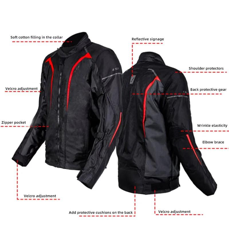 Herren CE-zertifiziertes Motorradjacken-Hosen-Set Winddicht Warm Reitbekleidung Sturzschutz Motocross Schutzkleidung