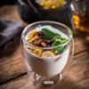 Tazza di vetro Tazza di vetro borosilicato ad alta resistenza a doppia parete Tazza di tè Latte Succo Vino Caffè Acqua Tazza Bar Drinkware Regalo