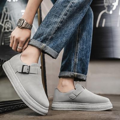 Herrenschuhe 2025 Neue hochwertige Wildlederschuhe Herren Loafer Leicht Atmungsaktiv Prägnante Freizeitschuhe Sapato Masculino