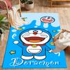 Doraemon Heart Adventure Themed Anti-Slip Rugs - Polyester Home Decor, Suitable for Bedrooms, Living Rooms, Doorways, Studios, and Decorations