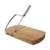 Wood Cheese Slicer with Stainless Steel Wire Adjustable Cheese Butter Cutter