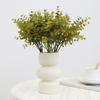 Plastic Material Artificial Eucalyptus Leaves Leaf Stems Fake Flowers Simulated Eucalyptus Flowers 6 Pieces Lot Bouquet Leaves