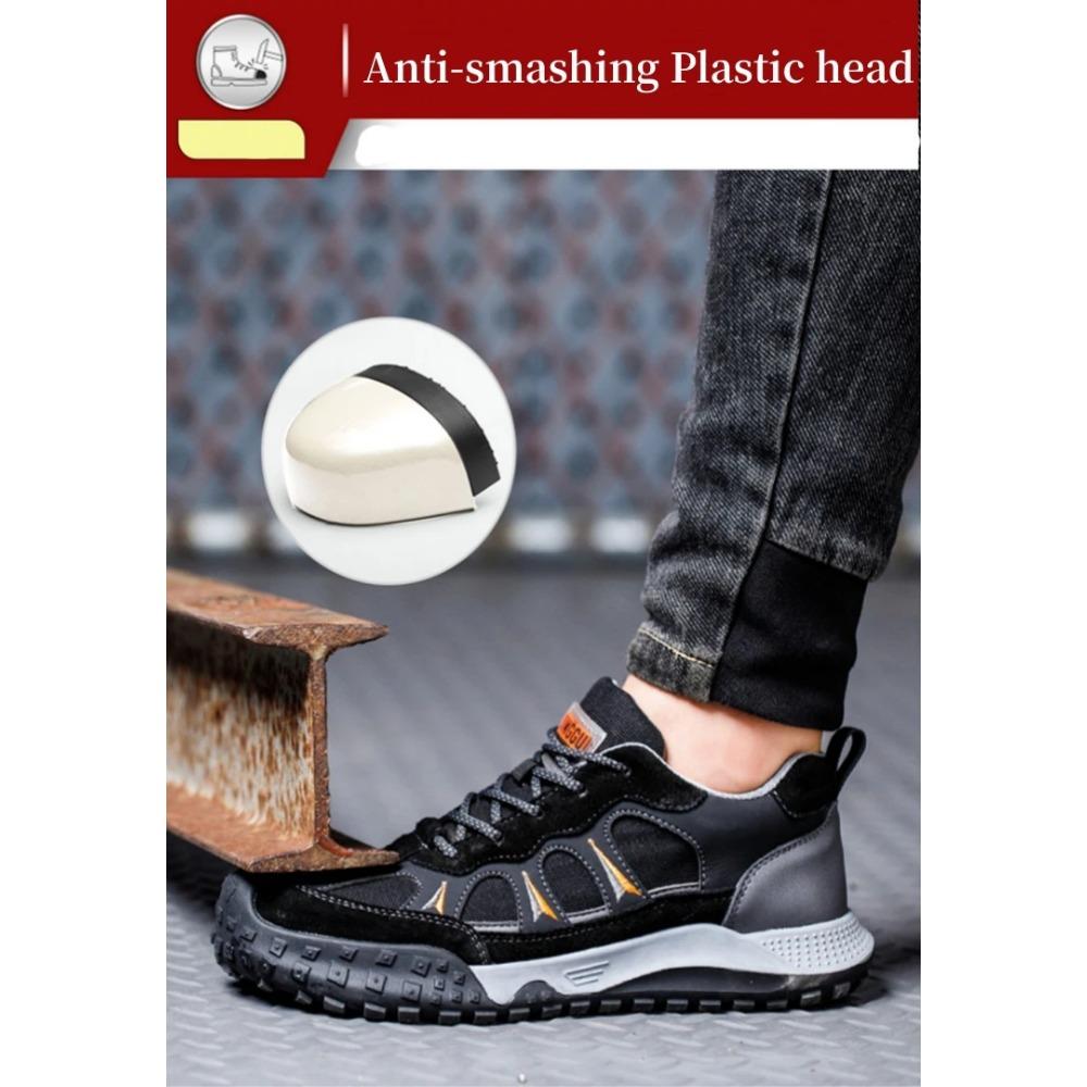 Nuovi Stivali di Sicurezza Uomo Scarpe da Lavoro Indistruttibili Stivali Protettivi Anti-schiacciamento Anti-perforazione Scarpe di Sicurezza da Lavoro
