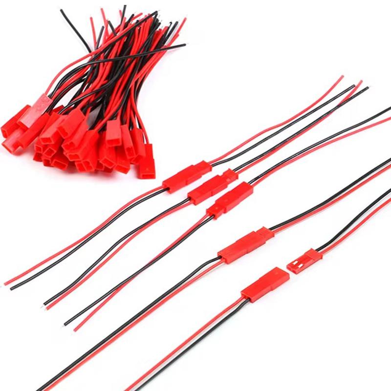 

20pcs 100mm 150mm 200mm JST Male Female Connector Plug For RC Lipo Battery Car Boat Drone Airplane ( 10 pair )