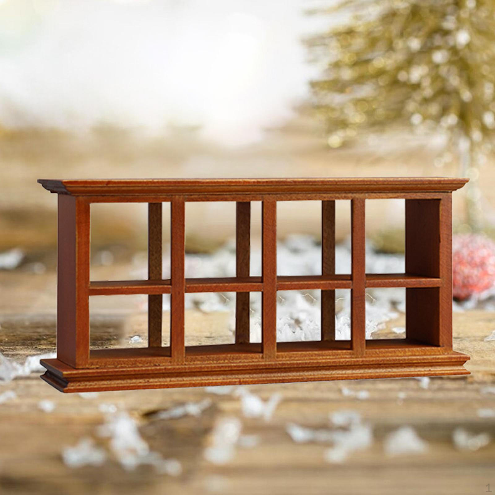 1/12 Миниатюрный шкафчик Искусственная модель Микропейзаж Пекарня Торт коричневый