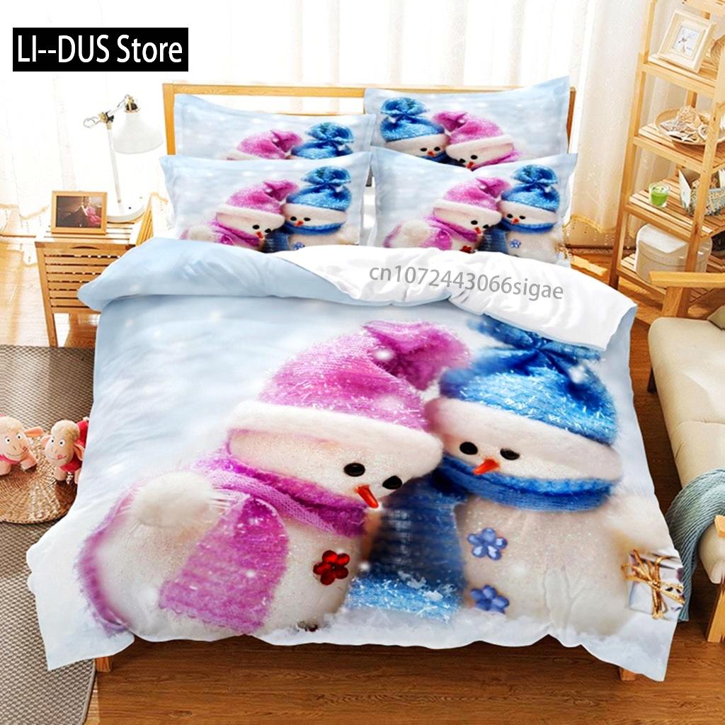 

Comforter Snow Scene Bedding Set S 3D Bedding Digital Printing Queen Size Bedding Set Fashion Design Comforter (quilt)-EU Single(135*200cm)3pcs