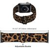 Stretchy Nylon Watch Band Compatible With iWatch  Adjustable Leopard Strap For Apple Watch Series 10 9 8 7 SE3 49mm 46mm 45mm 44mm 42mm 40mm 41mm